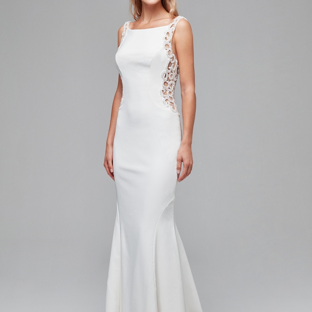 Galina Signature Beaded Wedding Dress Size 6